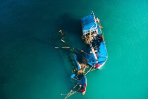 San Pedro Harbor Boat Fire