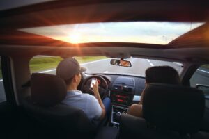 Distracted car driving accident lawyer
