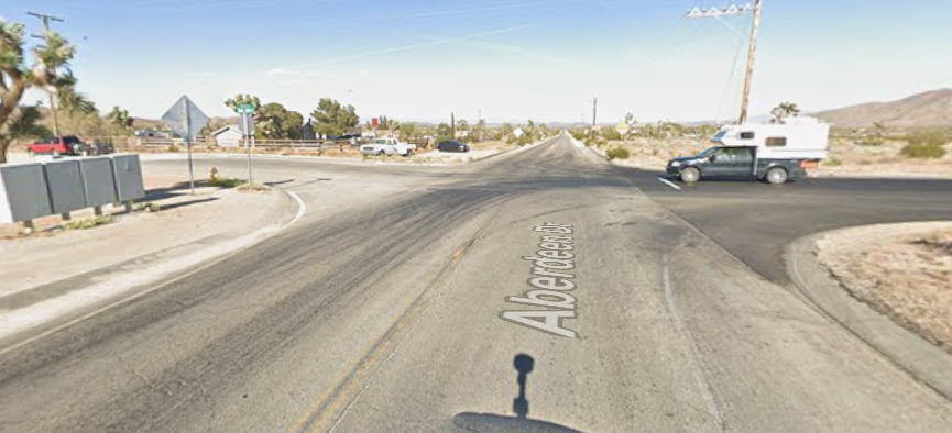 Yucca Valley Car Crash
