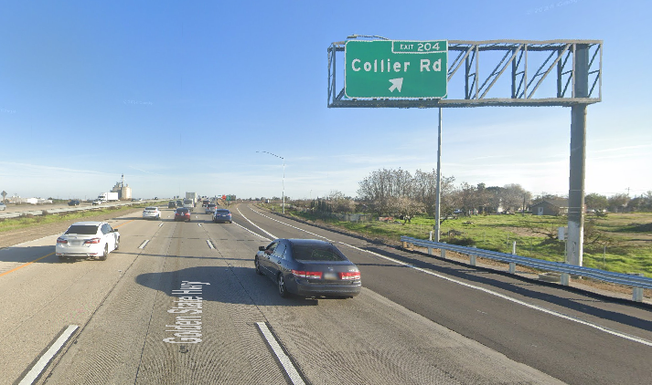 1 Injured in Merced Crash on Highway 99 near Collier Road