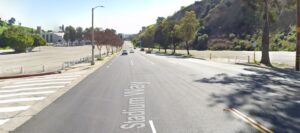 Police Officer Hurt in LA Accident at Stadium Way and Lilac Terrace