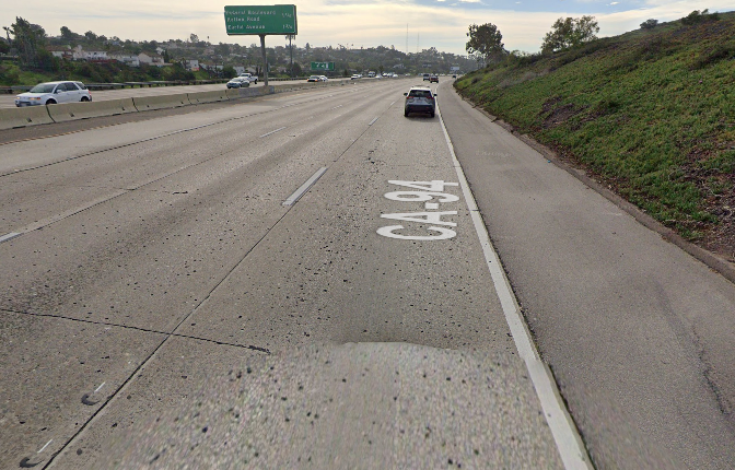 1 Injured in San Diego Crash on Highway 94 near 28th Street
