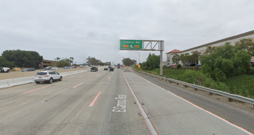 1 Injured in Carlsbad Crash on 5 Freeway near Cannon Road