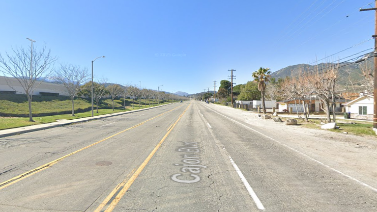San Bernardino Motorcycle Crash