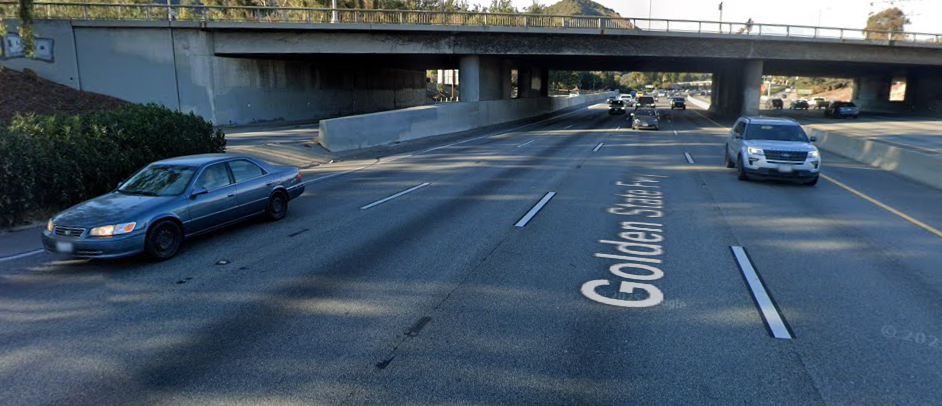Los Angles 4-Car Accident