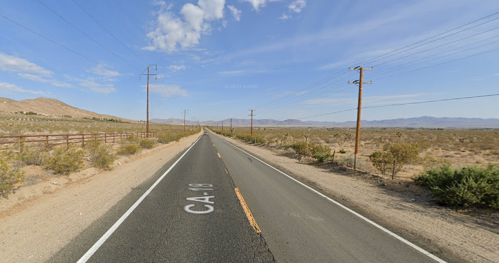 Lucerne Valley Car Accident
