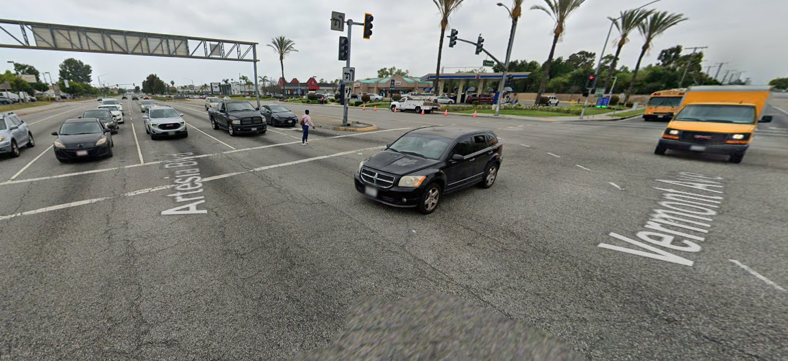 Gardena 3-Vehicle Accident