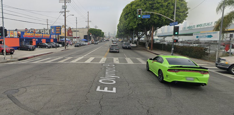 South Los Angeles 4-Car Crash
