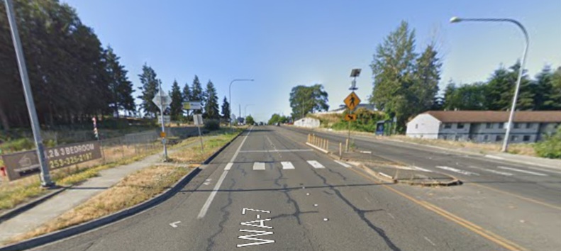 Parkland Pedestrian Crash