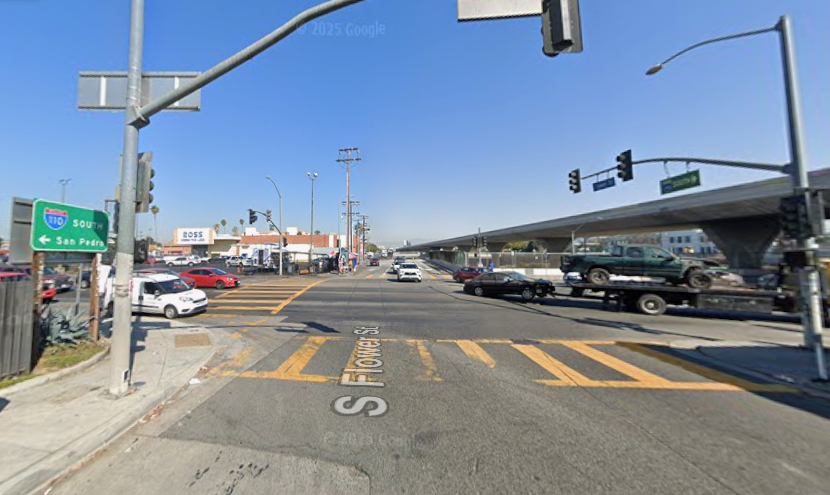 Vermont Square Car Collision