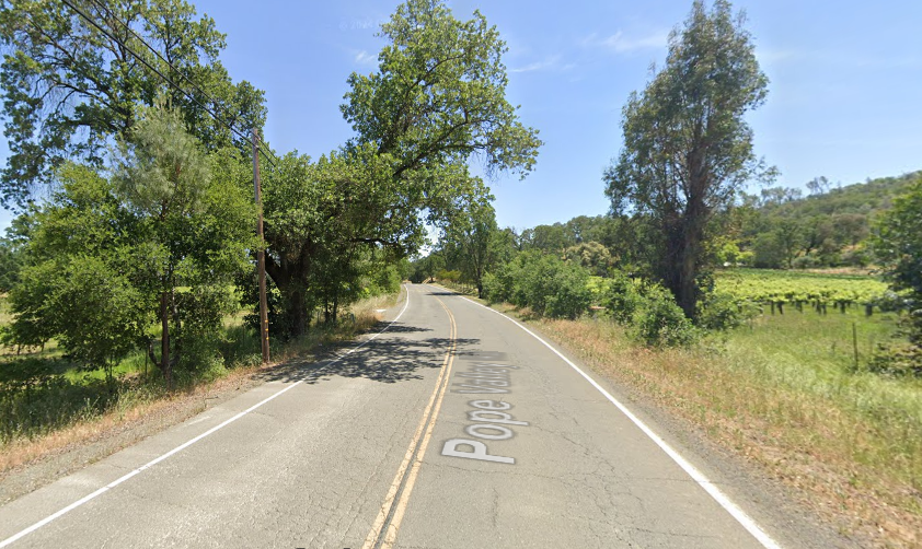 Pope Valley Car Crash