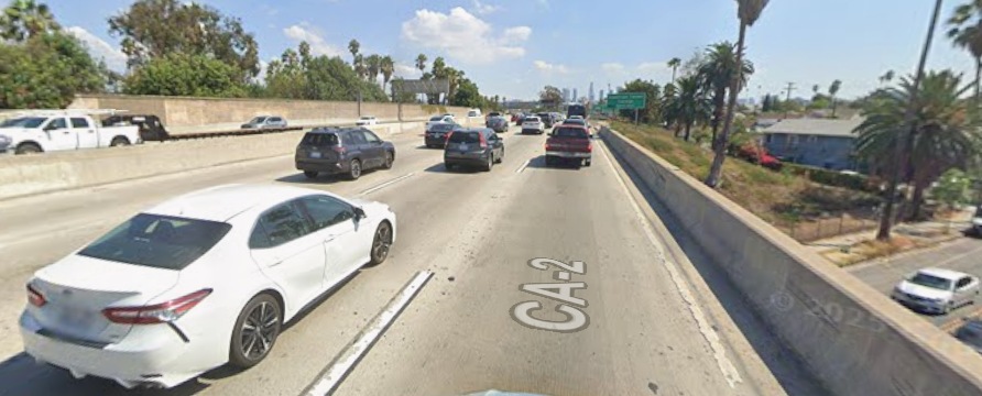 Los Angeles Motorcycle Crash 