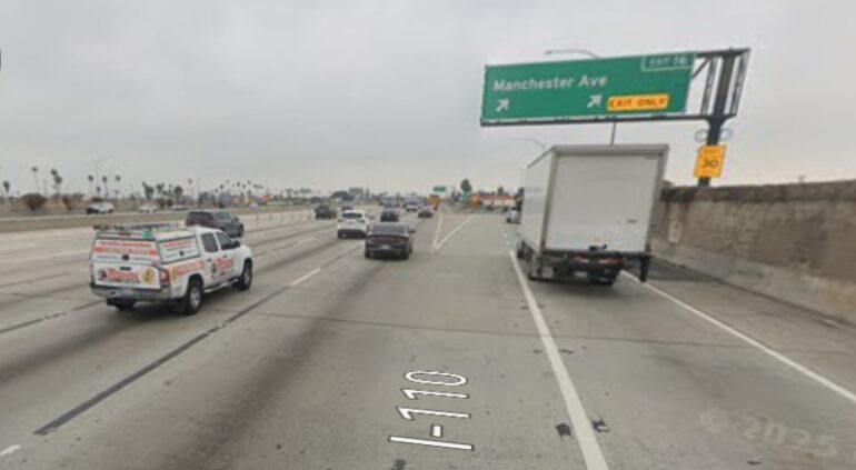 110 Freeway Crash