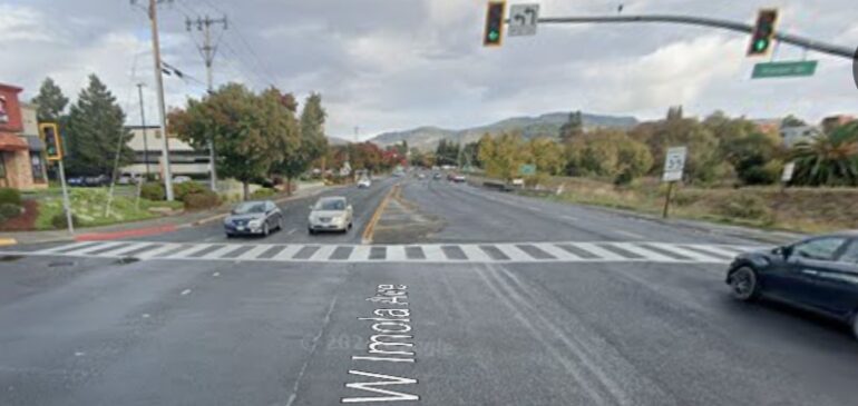 Napa Pedestrian Crash