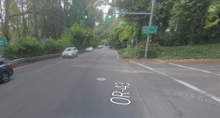 Southwest Portland Crash