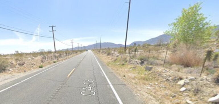 Lucerne Valley Rollover Crash