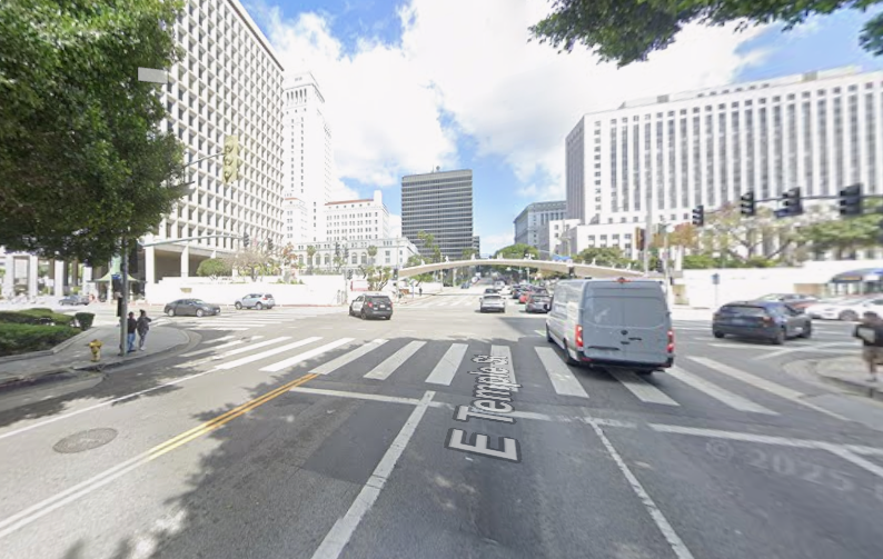 Downtown Los Angeles Crash