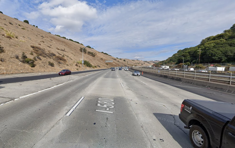I-580 Motorcycle Crash