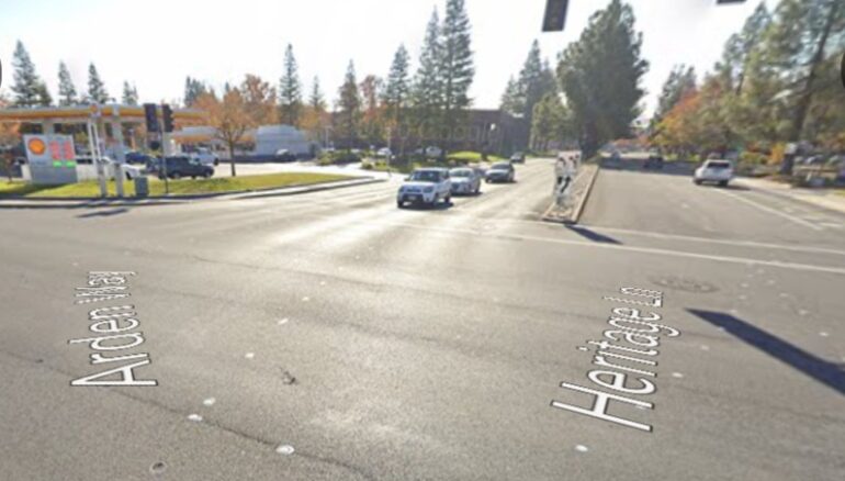 Arden-Arcade Pedestrian Crash