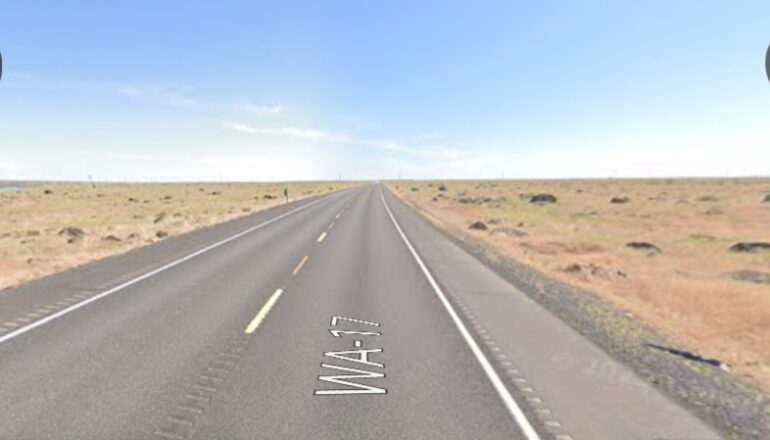 Othello Rollover Crash 
