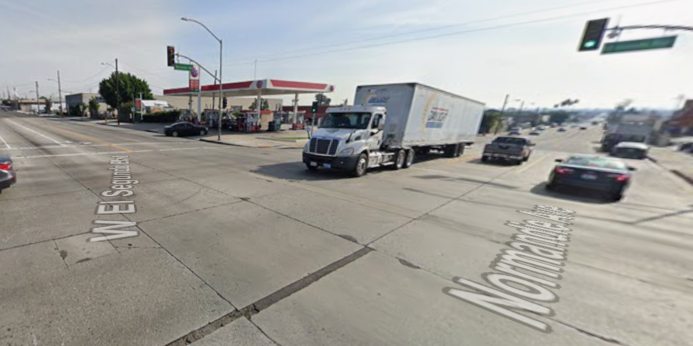 Los Angeles Four-Vehicle Collision